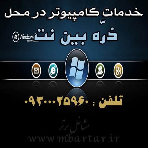 خدمات کامپیوتر در محل ذرّه بین نت