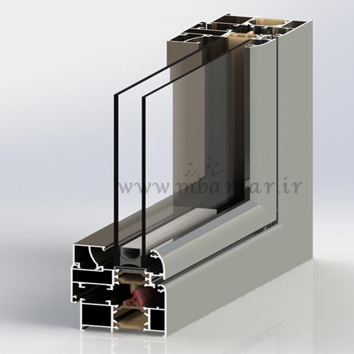 توليد درب وپنجره الومينيم ترمال بريك