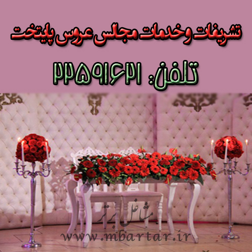 تشریفات و خدمات مجالس عروس پایتخت